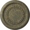 Ekena Millwork Federal Roped Small Ceiling Medallion (Canopies up to 6"), 12 5/8"OD x 1 1/8"P, Witch Hazel Crackle CM12FEWHC - alternate 1
